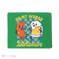 On My Wurst Behavior Oktoberfest Mousepad thumb 0