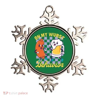 On My Wurst Behavior Oktoberfest Ornament