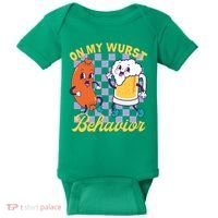 On My Wurst Behavior Oktoberfest Baby Bodysuit thumb 0