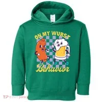 On My Wurst Behavior Oktoberfest Toddler Hoodie thumb 0