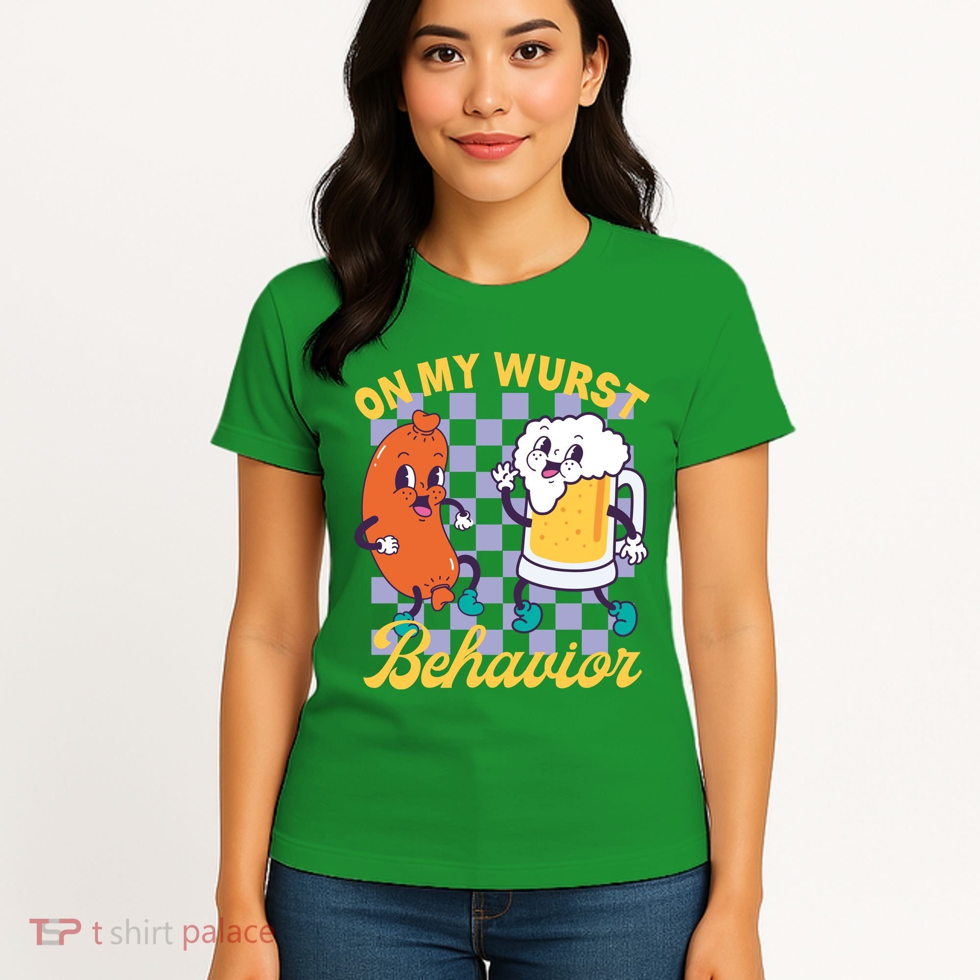 On My Wurst Behavior Oktoberfest Women's T-Shirt