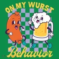 On My Wurst Behavior Oktoberfest Women's T-Shirt thumb 6