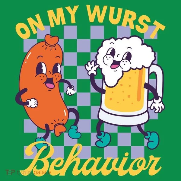 On My Wurst Behavior Oktoberfest Women's T-Shirt