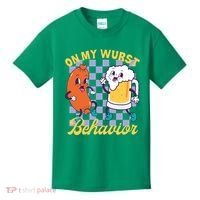 On My Wurst Behavior Oktoberfest Kids T-Shirt thumb 0