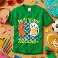 On My Wurst Behavior Oktoberfest Kids T-Shirt thumb 3