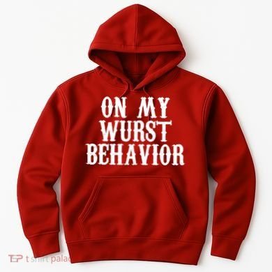 On My Wurst Behavior Oktoberfest Festive Hoodie