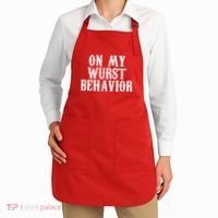 On My Wurst Behavior Oktoberfest Festive Apron thumb 2