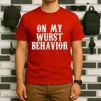 On My Wurst Behavior Oktoberfest Festive T-Shirt thumb 6