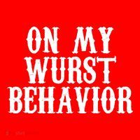 On My Wurst Behavior Oktoberfest Festive Ornament thumb 1