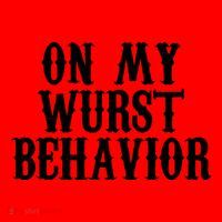 On My Wurst Behavior Oktoberfest Festive Santa Hat thumb 1