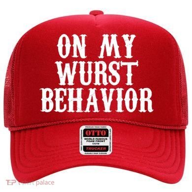 On My Wurst Behavior Oktoberfest Festive Hat