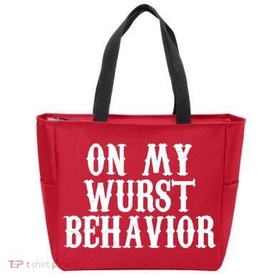 On My Wurst Behavior Oktoberfest Festive Tote Bag