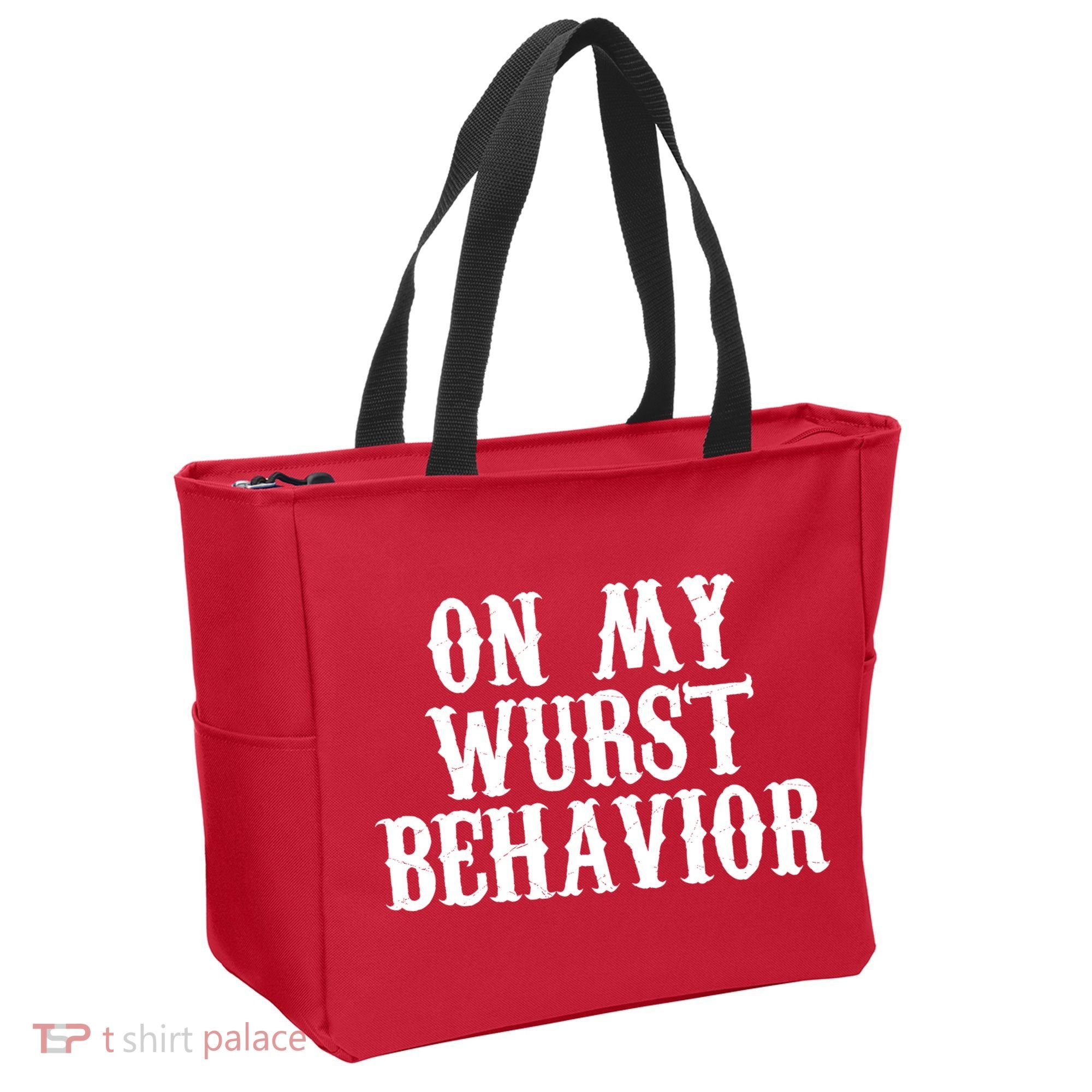 On My Wurst Behavior Oktoberfest Festive Tote Bag