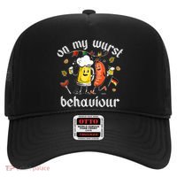 On My Wurst Behavior Funny Bratwurst German Oktoberfest Hat thumb 0