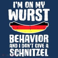 On My Wurst Behavior Dont Give Schnitzel Funny Oktoberfest Hoodie thumb 7
