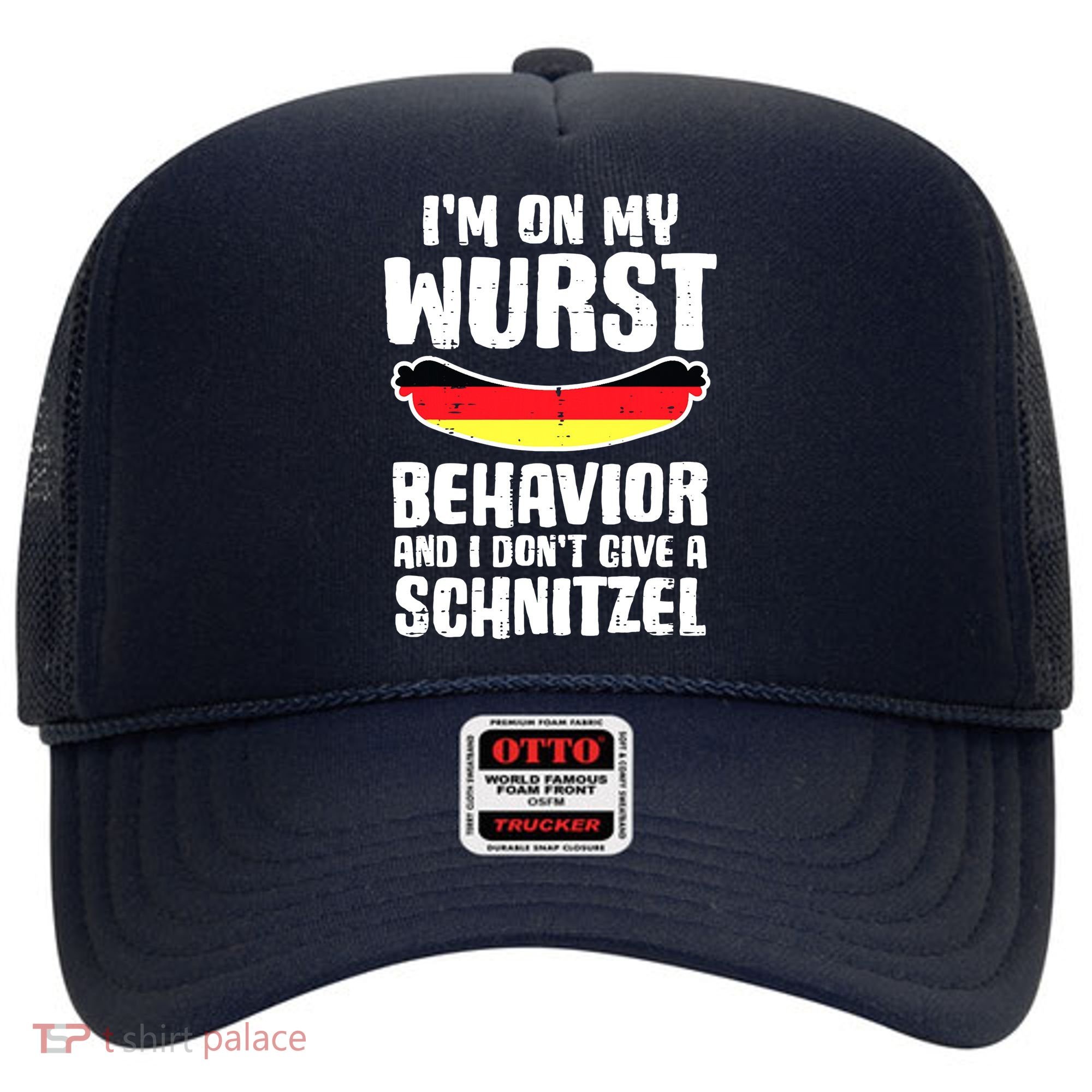 On My Wurst Behavior Dont Give Schnitzel Funny Oktoberfest Hat