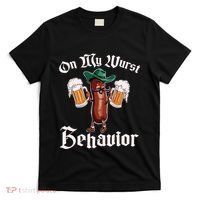 On My Wurst Behavior Funny Oktoberfest T-Shirt thumb 0