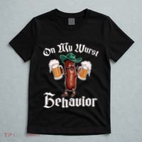 On My Wurst Behavior Funny Oktoberfest T-Shirt thumb 5
