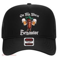 On My Wurst Behavior Funny Oktoberfest Hat thumb 0