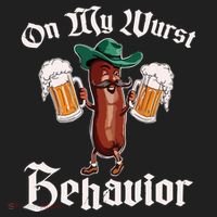 On My Wurst Behavior Funny Oktoberfest Hat thumb 2