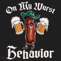 On My Wurst Behavior Funny Oktoberfest Hat thumb 2