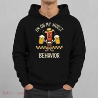 On My Wurst Behavior Sausage Funny Oktoberfest Hoodie thumb 0