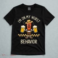 On My Wurst Behavior Sausage Funny Oktoberfest T-Shirt thumb 5