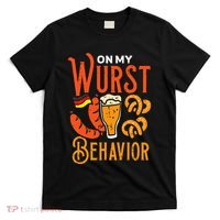 On My Wurst Behavior Funny Bavarian Oktoberfest T-Shirt thumb 0