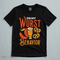 On My Wurst Behavior Funny Bavarian Oktoberfest T-Shirt thumb 5