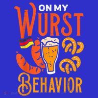 On My Wurst Behavior Funny Bavarian Oktoberfest Hoodie thumb 7