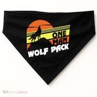 One Man Wolf Pack USA-Made Doggie Bandana thumb 0