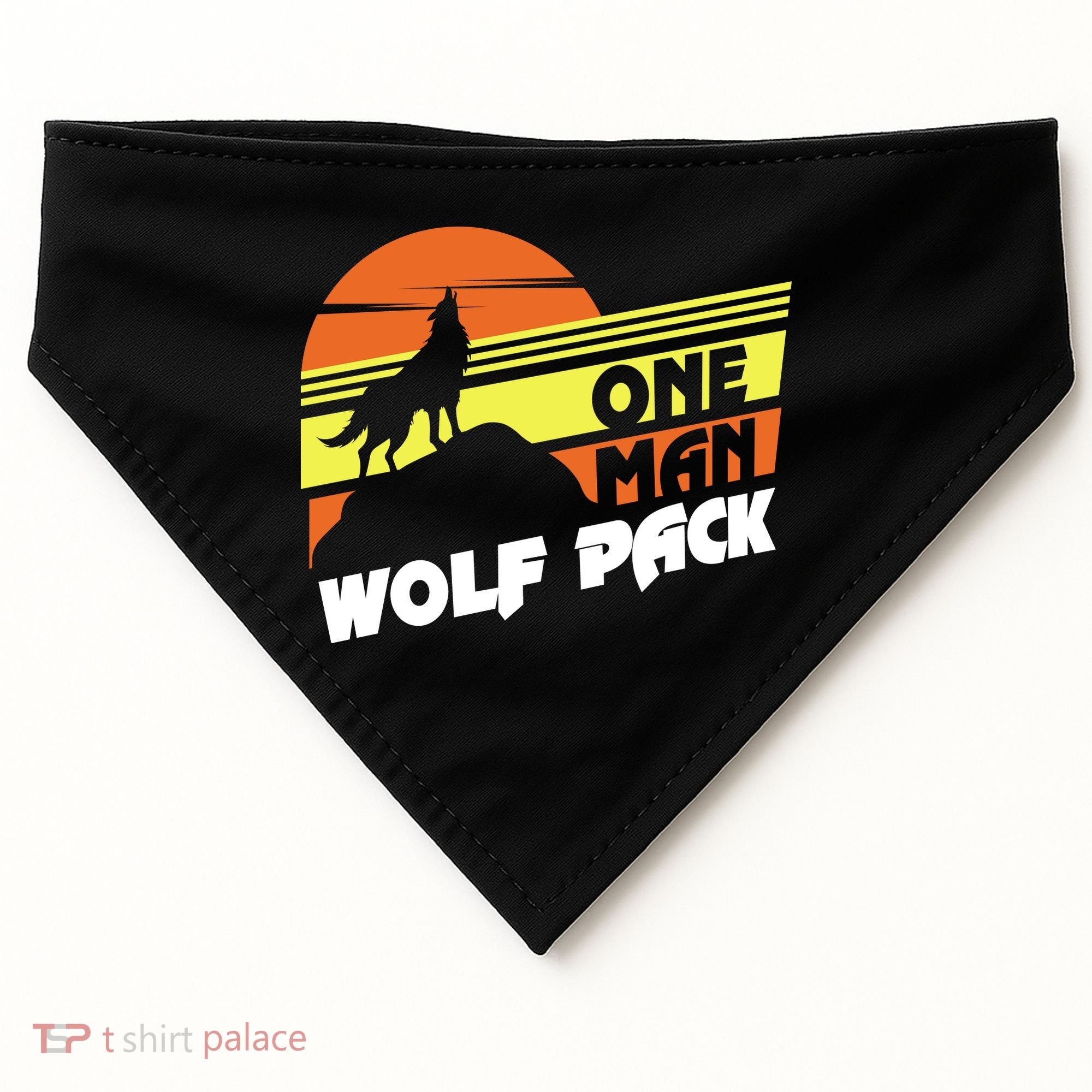 One Man Wolf Pack USA-Made Doggie Bandana