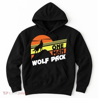 One Man Wolf Pack Hoodie