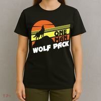 One Man Wolf Pack T-Shirt thumb 4