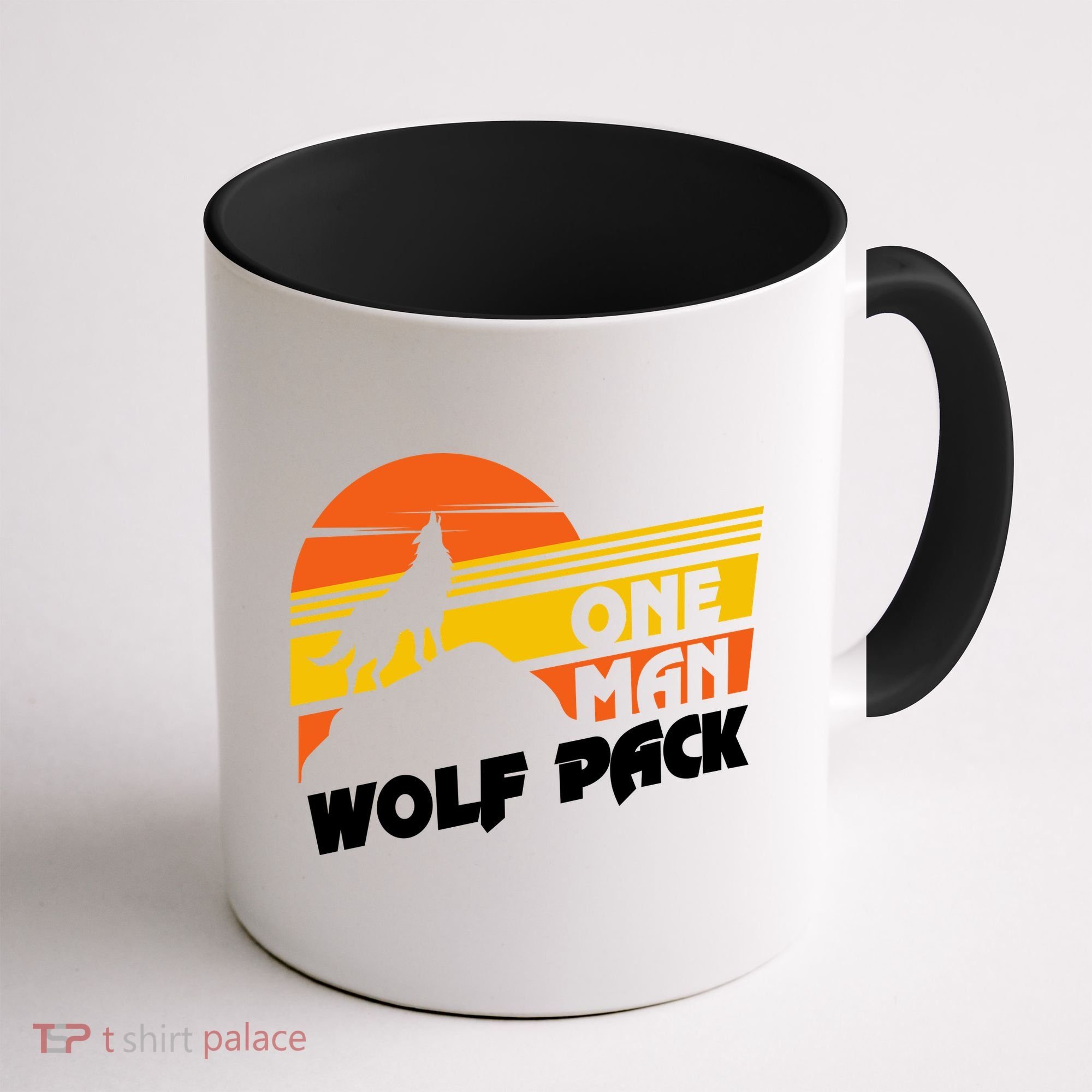 One Man Wolf Pack Coffee Mug