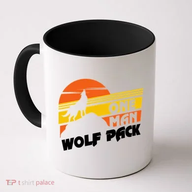 One Man Wolf Pack Coffee Mug