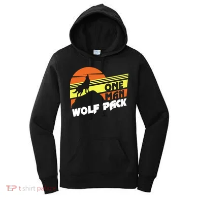 One Man Wolf Pack Women's Hoodie