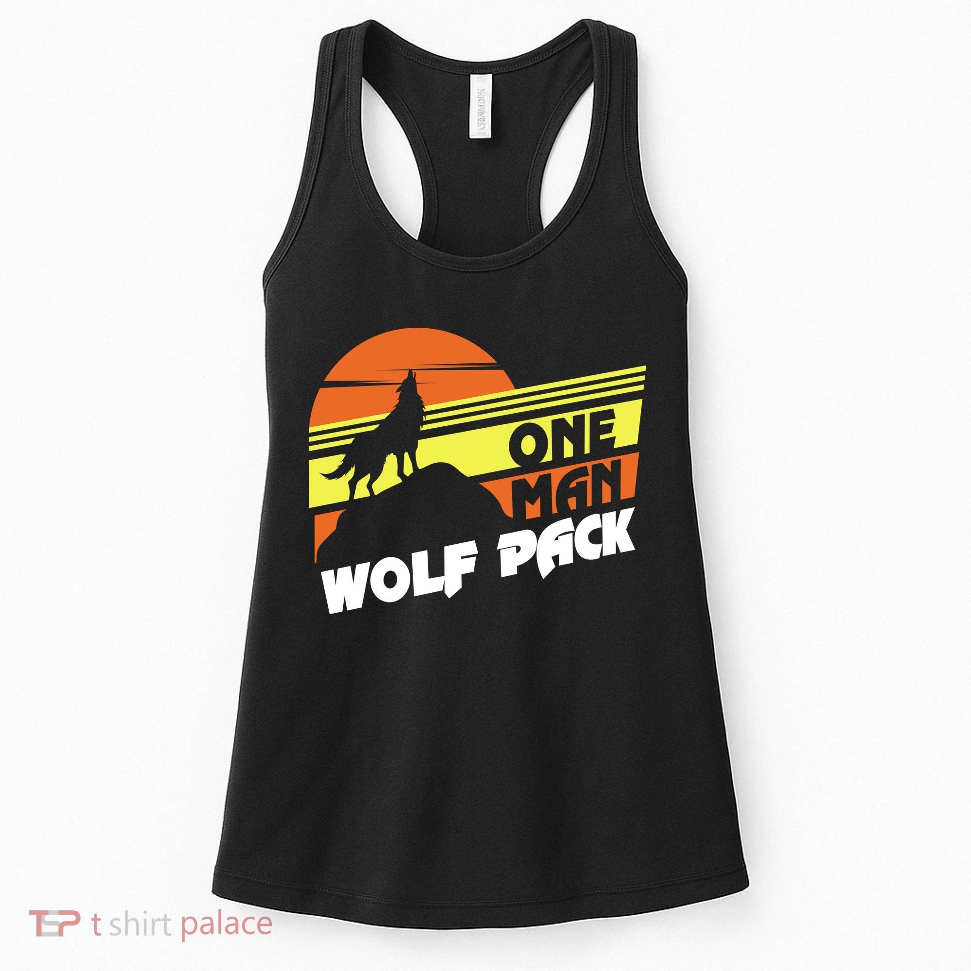 One Man Wolf Pack Women's Tank Top