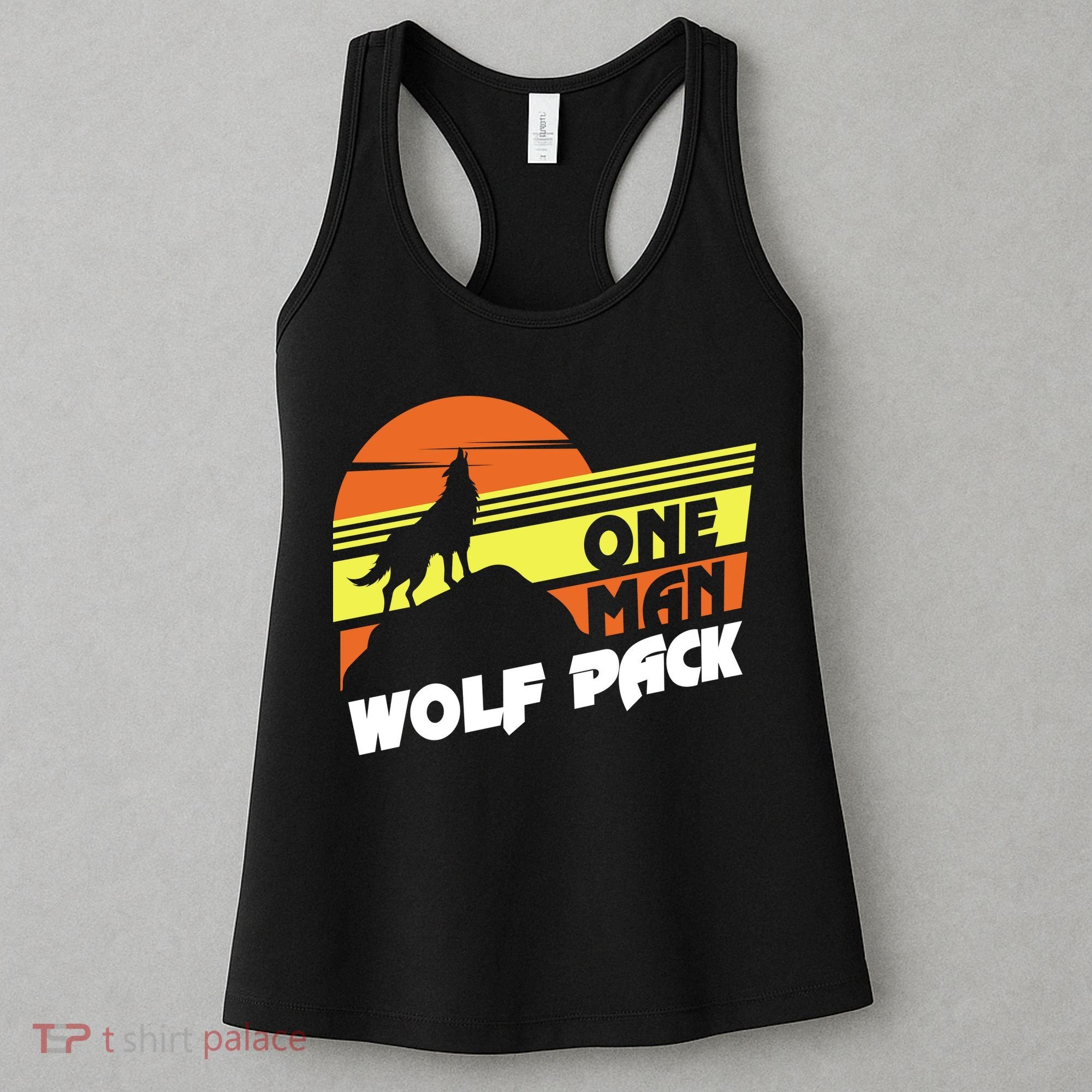 One Man Wolf Pack Women's Tank Top