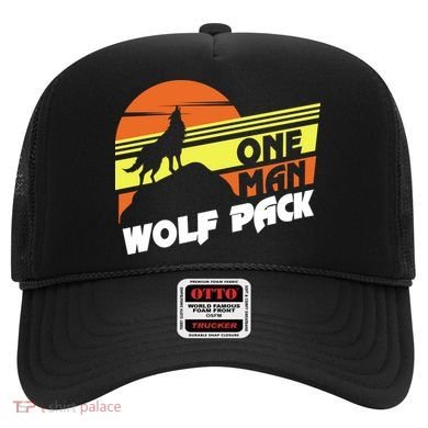 One Man Wolf Pack Hat