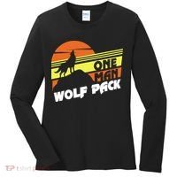 One Man Wolf Pack Women's Long Sleeve Shirt thumb 0