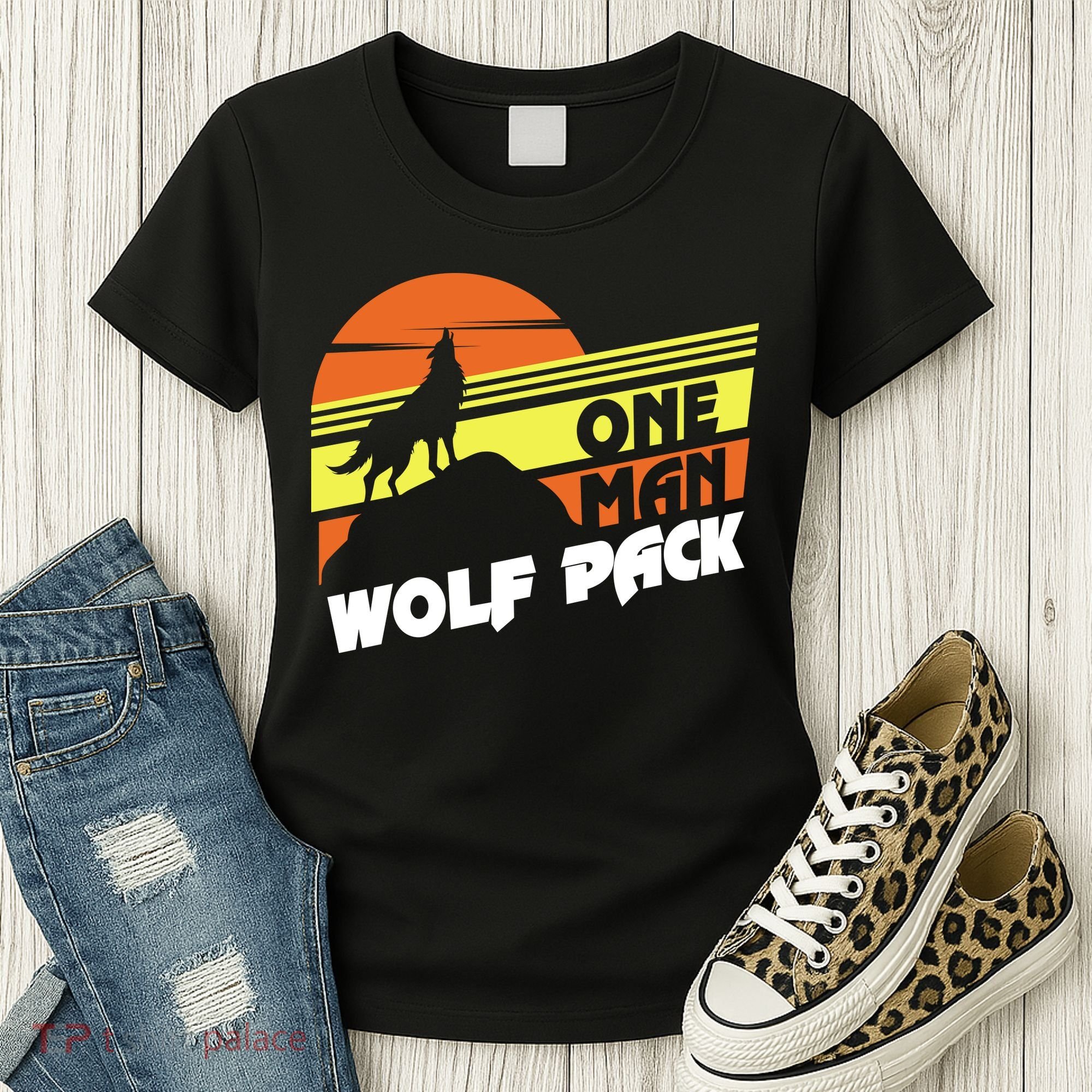 One Man Wolf Pack Women's T-Shirt