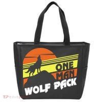 One Man Wolf Pack Tote Bag thumb 0
