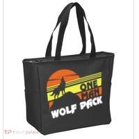 One Man Wolf Pack Tote Bag thumb 2