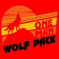 One Man Wolf Pack Santa Hat thumb 1