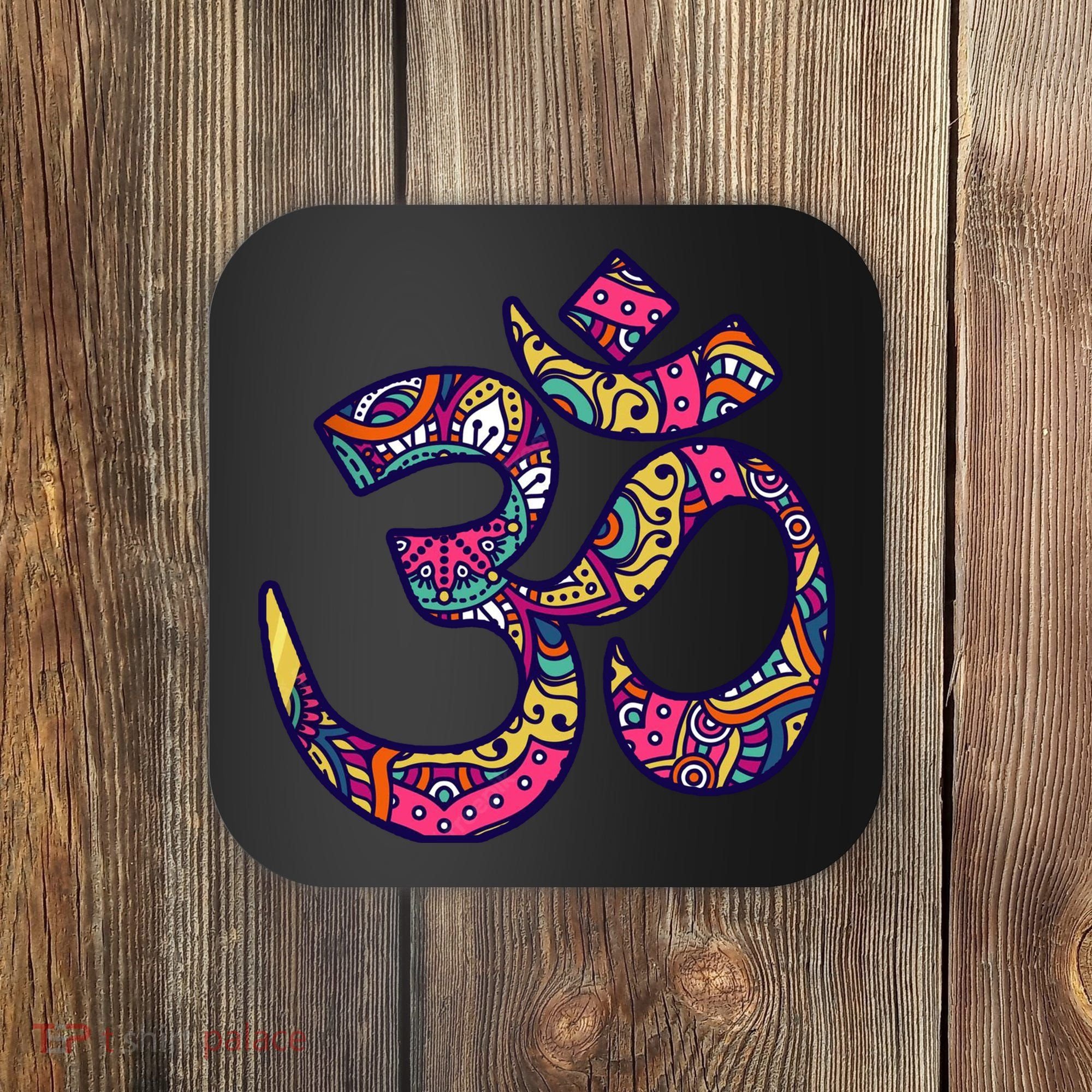 Om Mandala Yoga Coaster