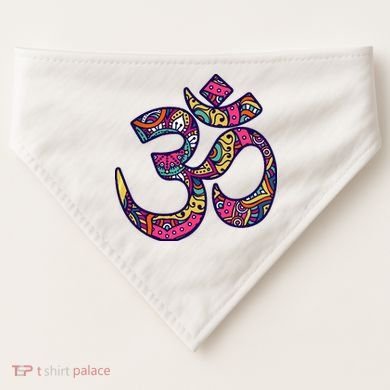 Om Mandala Yoga USA-Made Doggie Bandana
