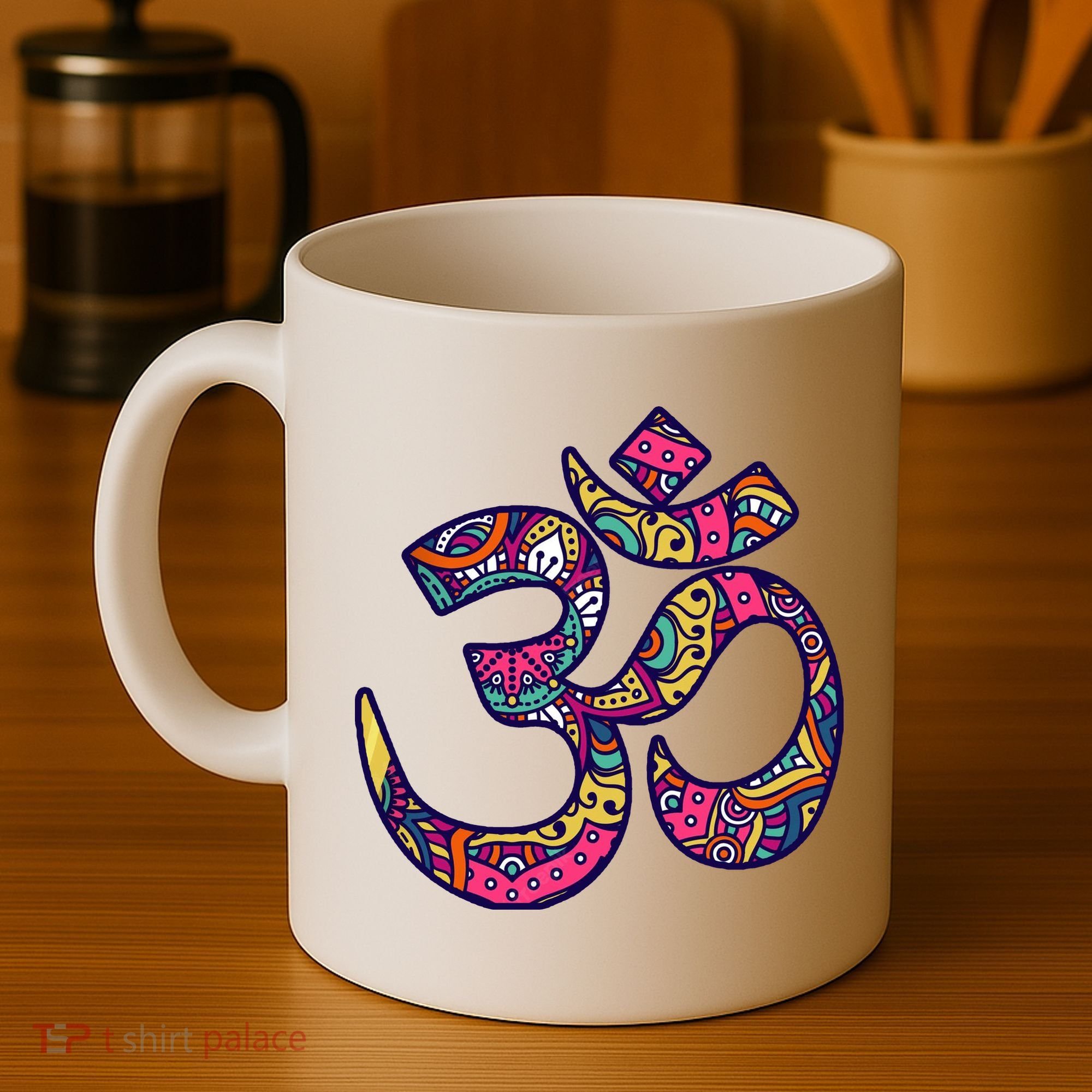 Om Mandala Yoga Coffee Mug