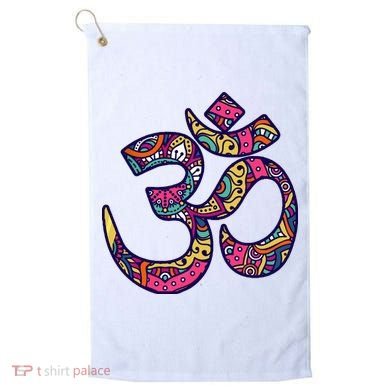 Om Mandala Yoga Golf Towel