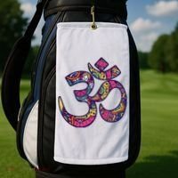 Om Mandala Yoga Golf Towel thumb 2